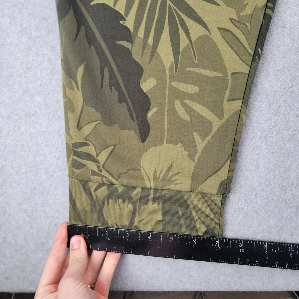 Polo Ralph Lauren Jogger Pants Mens 2XLT Green Tropical Floral Leaf Print NWT